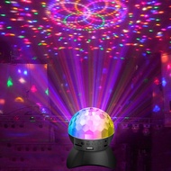 Dj Speakers Disco Ball Wireless Bluetooth Music Rotating Stage Light RGB Strobe Laser Projector Rech