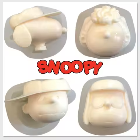 Snoopy Cartoon Silicone Mold Cake Mold Fondant Chocolate Baking Tool DIY Handmade Dessert Decoration
