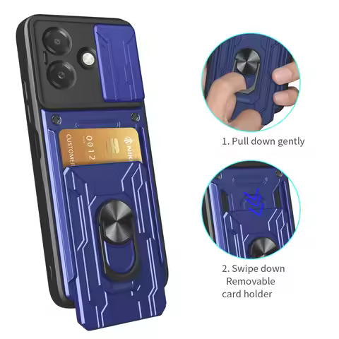 Card slot Camera protect case for OPPO A3 A3X A40 A60 A18 A38 A79 A98 A78 A58 A17 A57 A77 A76 A74 Ar