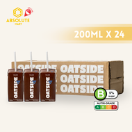 [STRAW] OATSIDE Chocolate Edition Oat Milk 200ML X 24 (TETRA) -