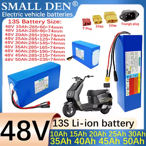 48V 10Ah 15Ah 20Ah 25Ah 30Ah 35Ah 40Ah 45Ah 50Ah 21700 Lithium battery pack 2500W Built in BMS For w
