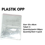 OPP PLASTIC 30X40/PK OPP Plastic Bag