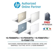 HP Laptop (I3-N305/8GB/512GB SSD/W11H/2YW BP + OPI) 14-EP0300TU/14-EP0301TU/15-FD0670TU 15-FD0671TU 