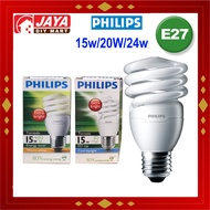 PHILIPS TORNADO BULB 15W/20W/24W 865/DAYLIGHT, 827 Warm White E27 JAYA DIY MART