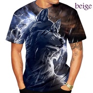 New fashional 3D Wolf T-Shirt 3D Animal Printed Shirt 3D Short Sleeve T-shirt Tank Tops Tees Cool Fu