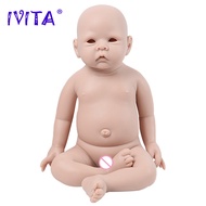 IVITA WG1521 20นิ้ว3800กรัมซิลิโคน Reborn ตุ๊กตาทารกสมจริงตุ๊กตาทารกแรกเกิดเหมือนจริงนุ่มไม่พ่นสี DIY ว่างเปล่าเด็กของเล่น