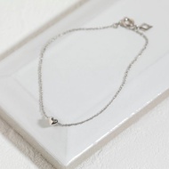 tiny heart bracelet SV 無鎳手鍊 小愛心手鍊 銀色  રrhodium