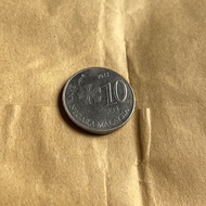 Koin Uang 10 Sen Malaysia Malay