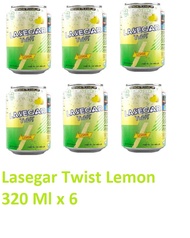 Minuman Kaleng / Larutan Penyegar Rasa Lasegar 320 Ml x 6 Varian Jeruk Nipis Leci Jambu Jeruk Melon