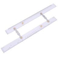 yunhaoSK-Marine Ruler Parallel Ruler Nautical Charts Parallel Ruler Mapping Points to Pull Parallel