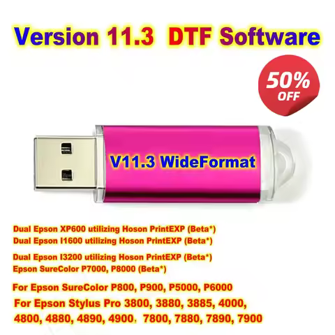 DTF for Epson L8180 Dtf Software Rip Usb Key Driver L8180 L8050 L18050 Et8550 Printer Dtf Convert Pr