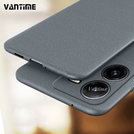 Vantime สำหรับ Vivo V25 5G / V25e 4G Case หินทราย Ultra Thin Anti-เหงื่อลื่นด้านหลังเคสใส่โทรศัพท์