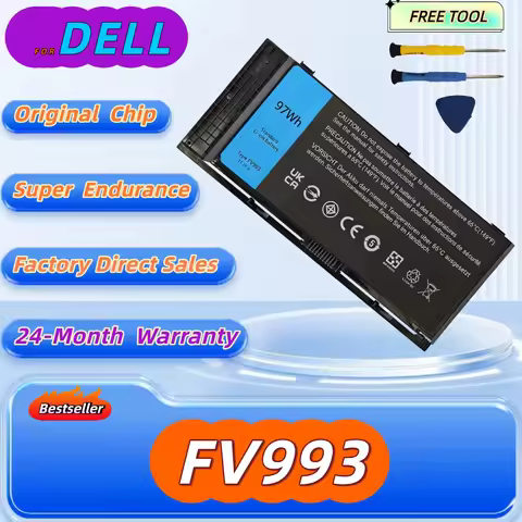 FV993 97WH For DELL Laptop Battery Precision M6600 M6700 M6800 M4800 M4600 M4700 FJJ4W PG6RC R7PND F