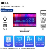 Dell P2423DE 24" Inch USB C QHD 2560x1440 IPS LED Monitor (USB C,DP, HDMI, RJ45)