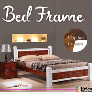 🔥FREE SHIPPING🔥 Erica 1520 Solid Wooden Bedframe/ Queen Size/ King Size/ Katil Kayu/ High Quality