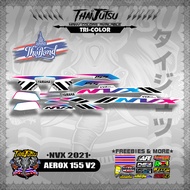 AEROX 155 V2 THAI DECALS ( NVX 2021 )【ThaijutsuStickers】