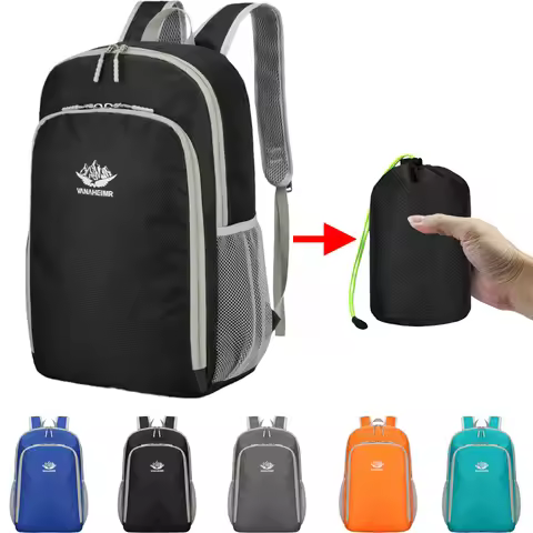 21L Portable Foldable Backpack Folding Mountaineering Bag Ultralight Outdoor Climbing Cycling Travel