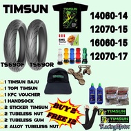 🔥Free Gift  buy 2 free 12 🔥Tayar TIMSUN Tubeless TS690 120/70-15 160/60-15 120/70-17 140/60-14