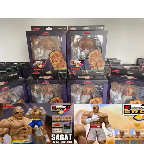 En stock, figuras originales de colección de anime Storm Toys ST ARENA3 1/12 ARENA Sagat, juguetes m