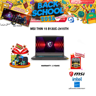[ผ่อน 0% 10 ด.]MSI THIN 15 B13UC-2415TH /i7-13620H/ประกัน 2 Years