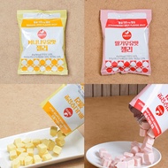 Seoul Milk - Strawberry Milk & Banana Milk Flavored Jelly 45g / Korean snacks