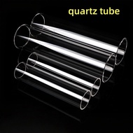 Quartz tube high-temperature resistant tube furnace high-frequency furnace transparent quartz glass 