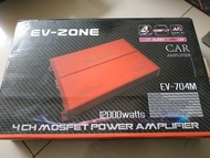 POWER AMPLIFIER EV-ZONE EV-704M 12000WATT MURAH BARANG BARU STOCK LAMA