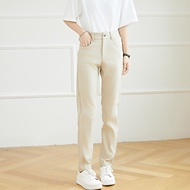 Eyouth 10163 Women long pants High Waist stretchy casual pants