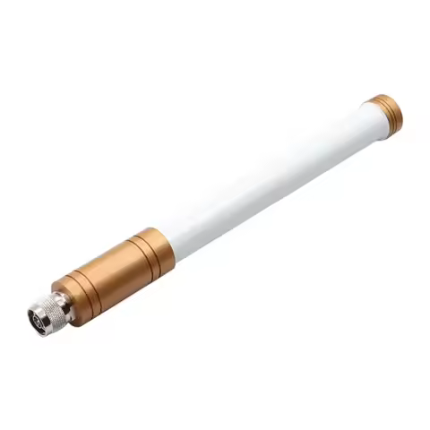 N Male Connector Waterproof 433Mhz High-Gain Antenna Pmnidirectional Fiberglass 100W 10Db 50Ω
