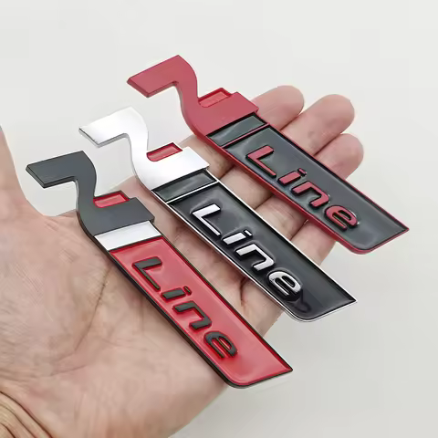 Car Styling N Line Logo Emblem 3D ABS Badge Trunk Sticker Accessories For Hyundai Nline i30 Kona Tuc