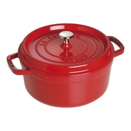 Staub La Cocotte 24cm round Cast Iron - Cherry