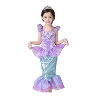 Children's ariel dress, children's princess ariel dress, children's ariel costume