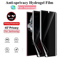 Anti-privacy Hydrogel Film Screen Protector For Samsung Galaxy S23 Ultra S23 Plus S22 Ultra S21 Ultra Plus Note 20 Ultra