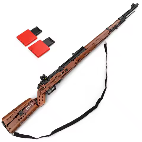 Mauser 98K Sniper Rifle Gun Series Assembled and Inserted small particle Building Blocks Shooting Ga