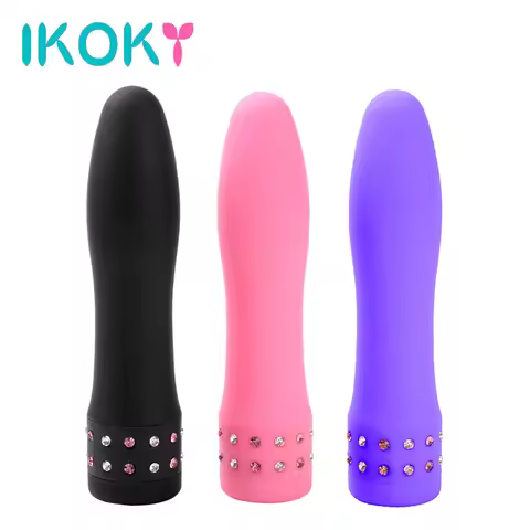 IKOKY Faloimitator Multispeed Vibrating Dildo realistic Diamond bullet vibrator Adult Product Clitor
