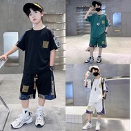 Set of summer clothes for boys 14-52kg BEAR MIXER model. Cool material. H9