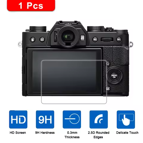 1Pack For Fujifilm X-T1 X-T2 XT1 XT2 0.3mm 2.5D 9H Clear Tempered Glass Screen Protector Digital Cam