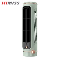 HIMISS Portable Quiet Tower Fan 3 Speed 1200MA Battery USB Personal Bladeless Fan For Bedroom Home Office