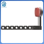 [ituoxiaodrt.8.th] Aluminium Foldable Wall Clothes Rail with 90° Rotation, Ideal for Laundry and Bal
