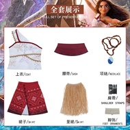 Princess Moana Cosplay Costume Womens Halloween Performance Oceans Wonder 2 Cos Disney Movie Charact