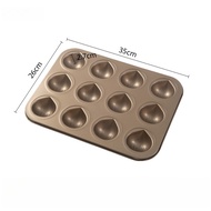 Z.Z Toy Store Butter rice cake mold non stick kuih pan 6 9 12 holes muffin tray acuan dapur baking h