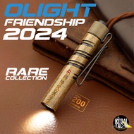 Olight i3T EOS - Friendship 2024 - BRASS - (RARE COLLECTION) EDC Flashlight - MALAYSIA - KEDAI TAC-T