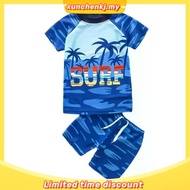Kids Swimsuit Boy Baby Shark Swimming Suit 2 Piece Swimsuit | Kanak Baju Renang Budak Jerung Lelaki
