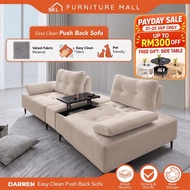 SKL Furniture DARREN Push Back EASY CLEAN Sofa Push back Pocket Spring Sofa / 2 seater sofa