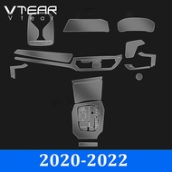 Vtear For BMW 4 Series 420i 425i 430i 2020-2022 Car TPU central control protective film Steering whe