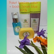 [FREE GIFT] Paket Badan SuperBody Serum Blue Luxury Beauty Skincare
