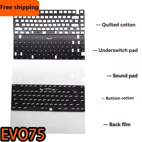 TickType EVO75 Mechanical Keyboard Accessories Positioning Plate Sound Pack PORON Sandwich Cotton Cu