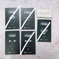 BTS 防彈少年團 2022 EXHIBITION PROOF MD PROOF CARD現貨
