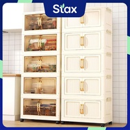 Stax 40-88cm Lowest Price Gap Storage Organizer Magnetic Door Foldable Storage Cabinet Double Doors 