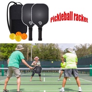 PP+Carbon Fiber Pickleball Racket Honeycomb Panel Outdoor Sports Carbon Pickleball Paddle Set of 1 R